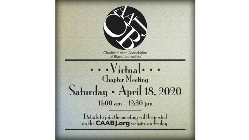 CAABJ Virtual Chapter Meeting | Saturday • April 18, 2020