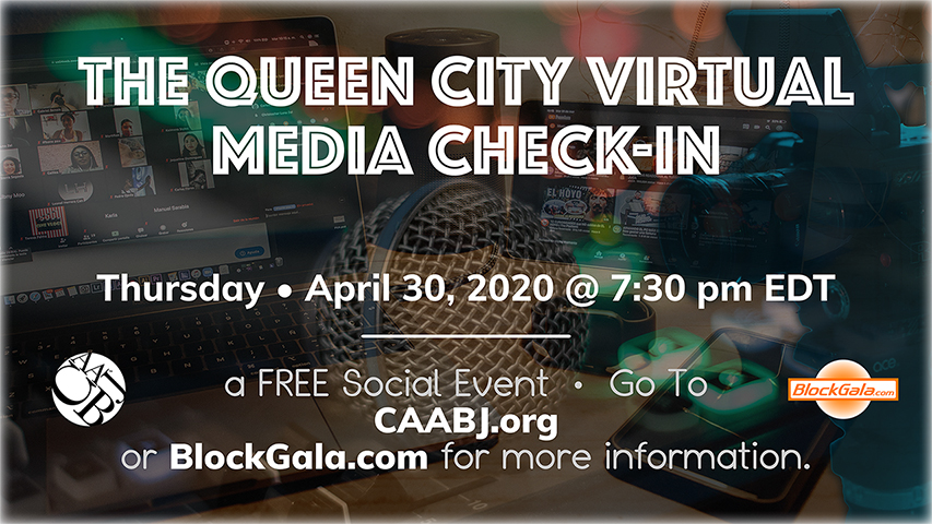 Queen City Media Check-In Thursdays • April 30, 2020 @ 7:30 pm EDT