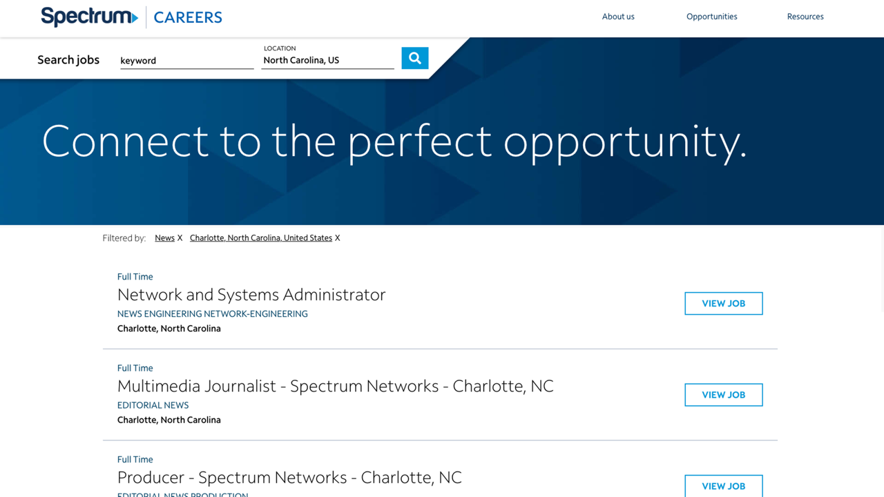Spectrum Networks Multiple Openings North Carolina Charlotte Area Association of Black